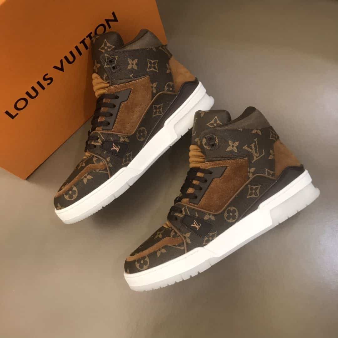 l0*is V*t0n high top trainer sneaker - lv101