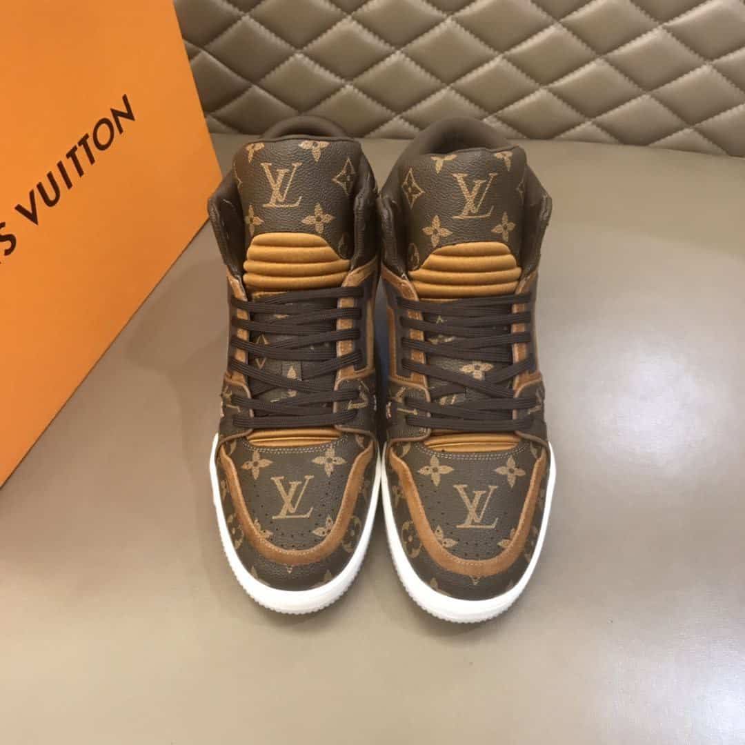l0*is V*t0n high top trainer sneaker - lv101