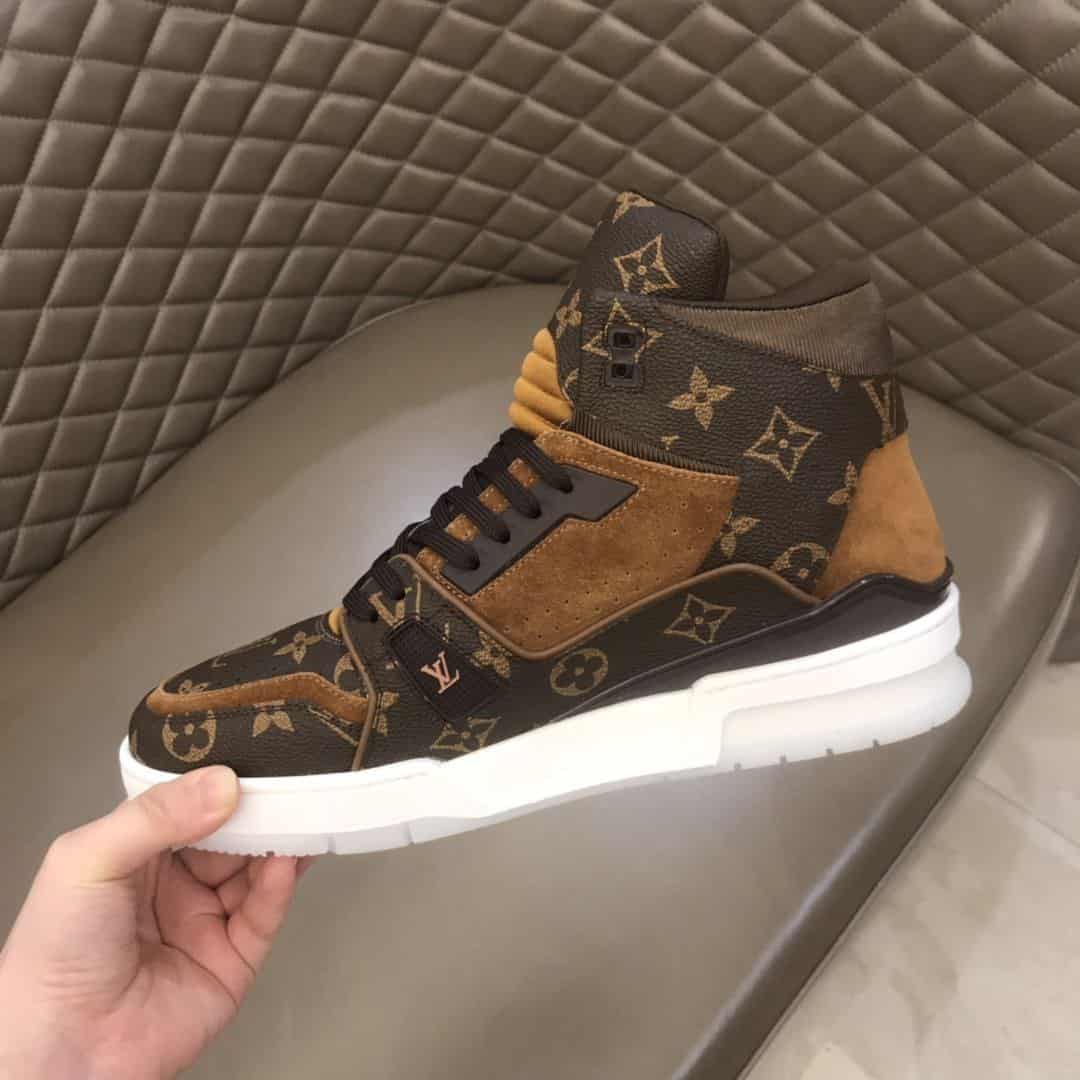 l0*is V*t0n high top trainer sneaker - lv101