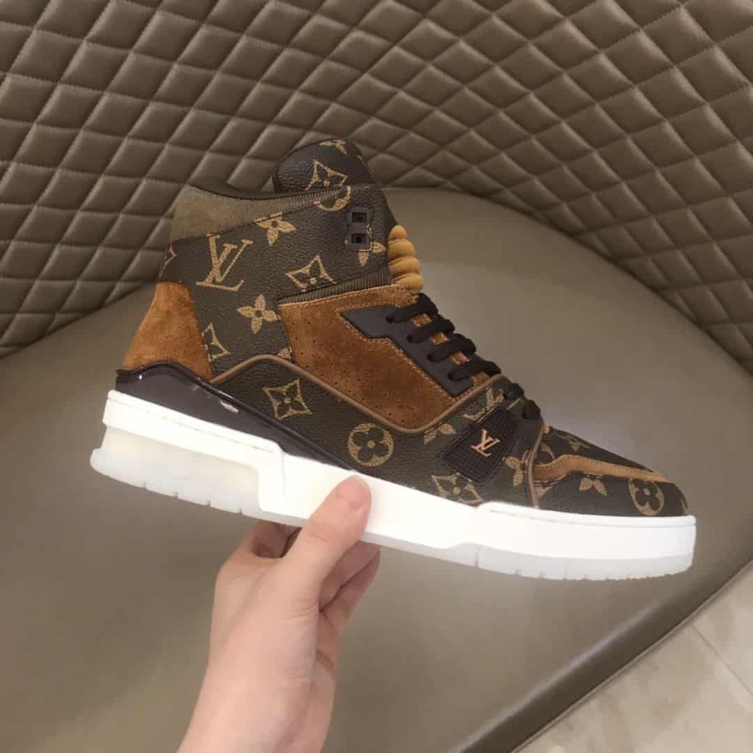 l0*is V*t0n high top trainer sneaker - lv101