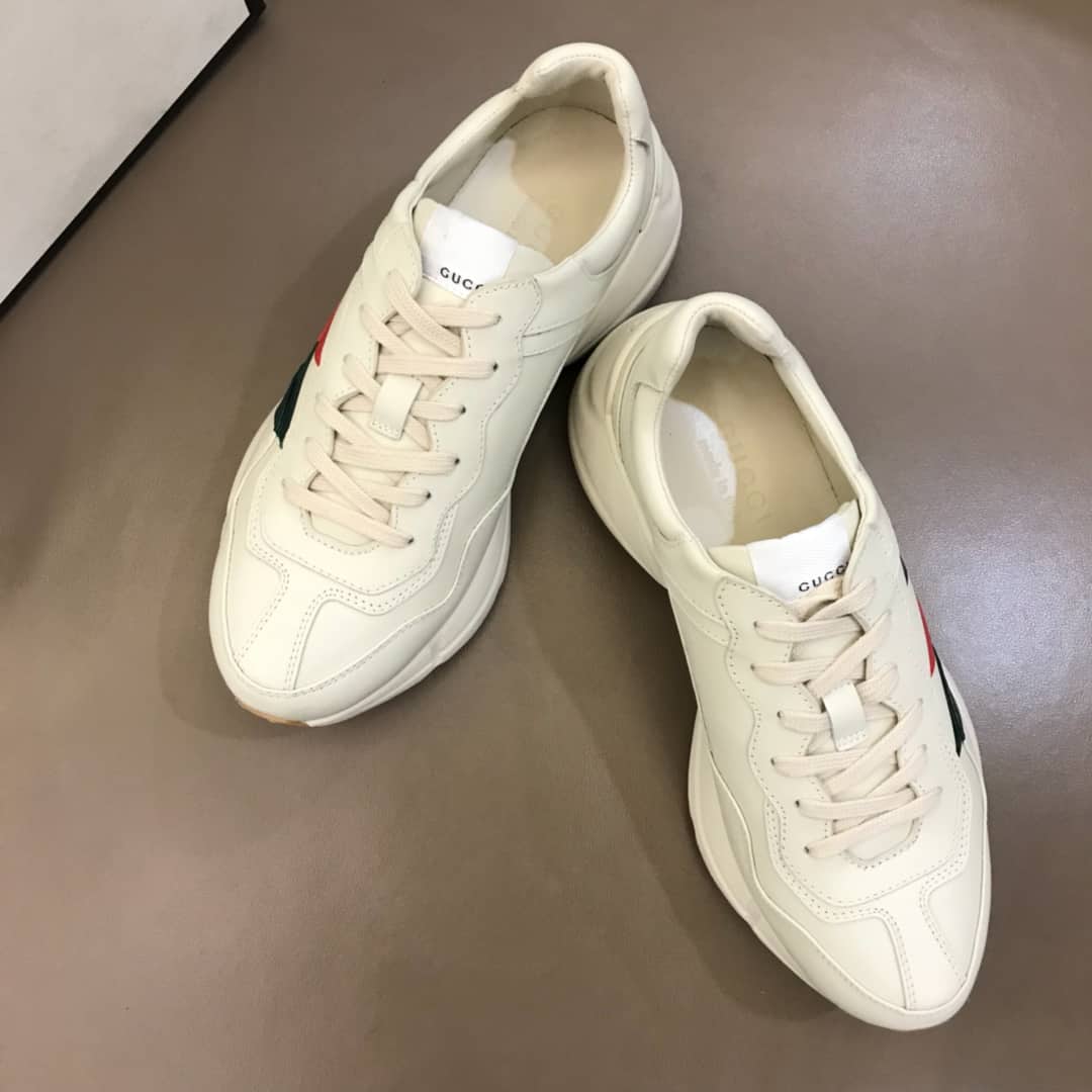 G*u*i rhyton web print sneaker - gc58