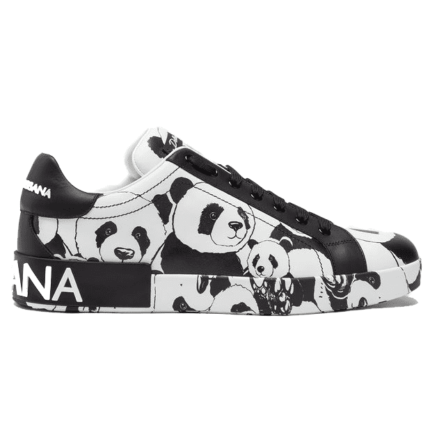DOLCE & GABBANA PORTOFINO SNEAKERS IN PRINTED NAPPA CALFSKIN - DG 11