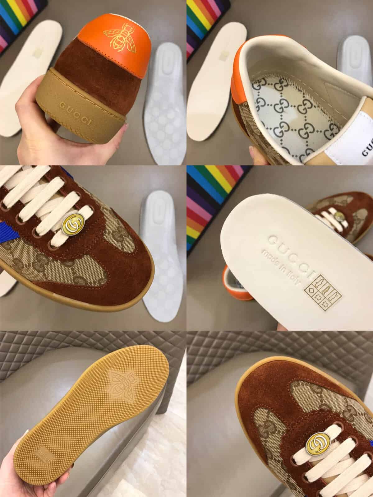 G*u*i g47 with web sneaker