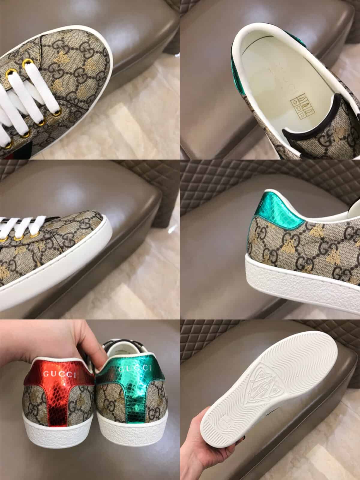 g*u*i ace gg S*p*e sneaker with bees - gc32