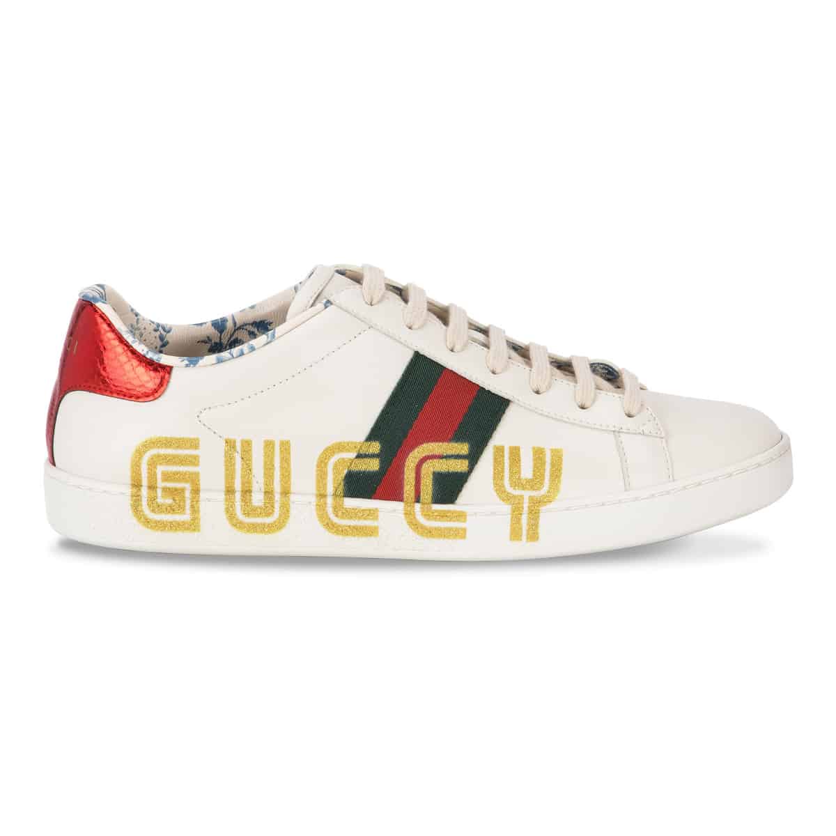 g*u*i ace sneaker with G*u*iy print - gc22