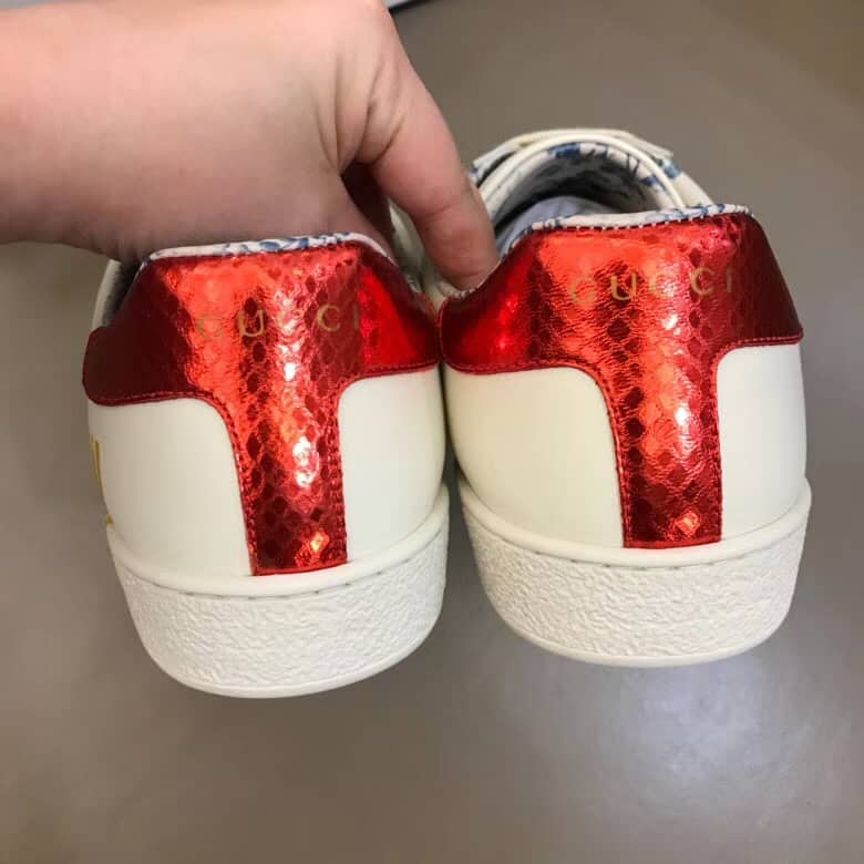 g*u*i ace sneaker with G*u*iy print - gc22