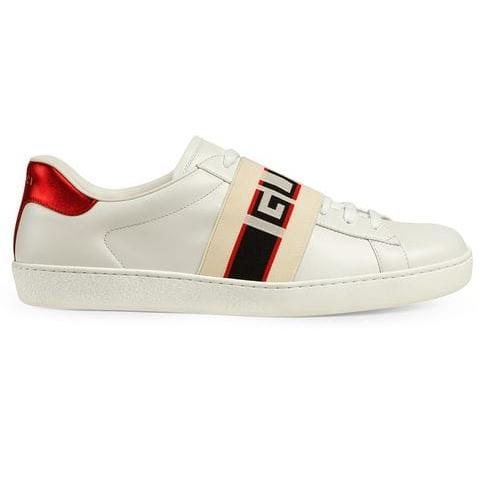 G*u*i stripe leather sneaker - gc3