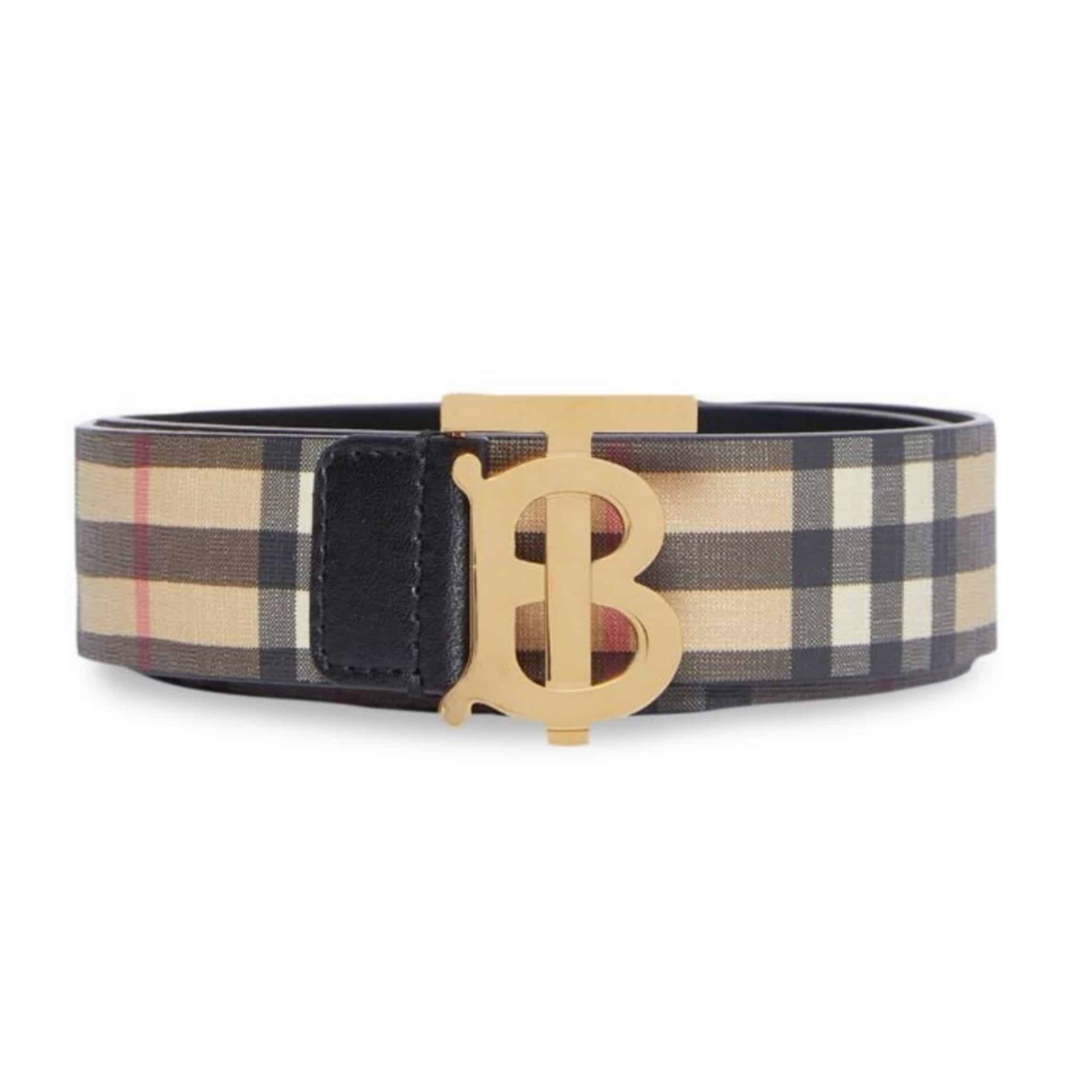 B**rry reversible monogram motif vintage check belt