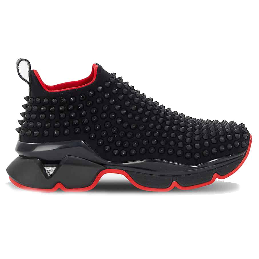 Ch**an louboutin spike sock sneaker - cl52