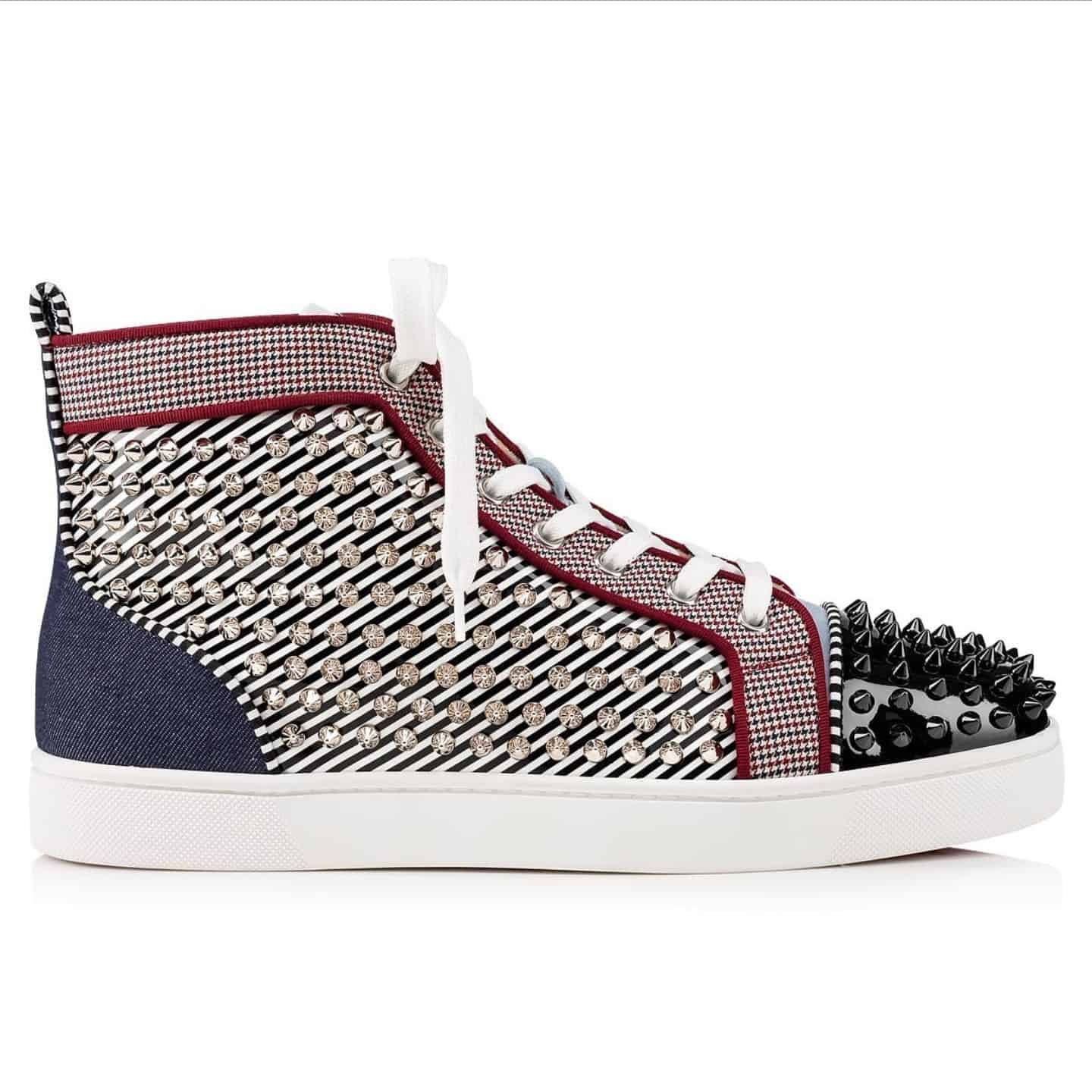 Ch**an louboutin high top sneaker - cl81