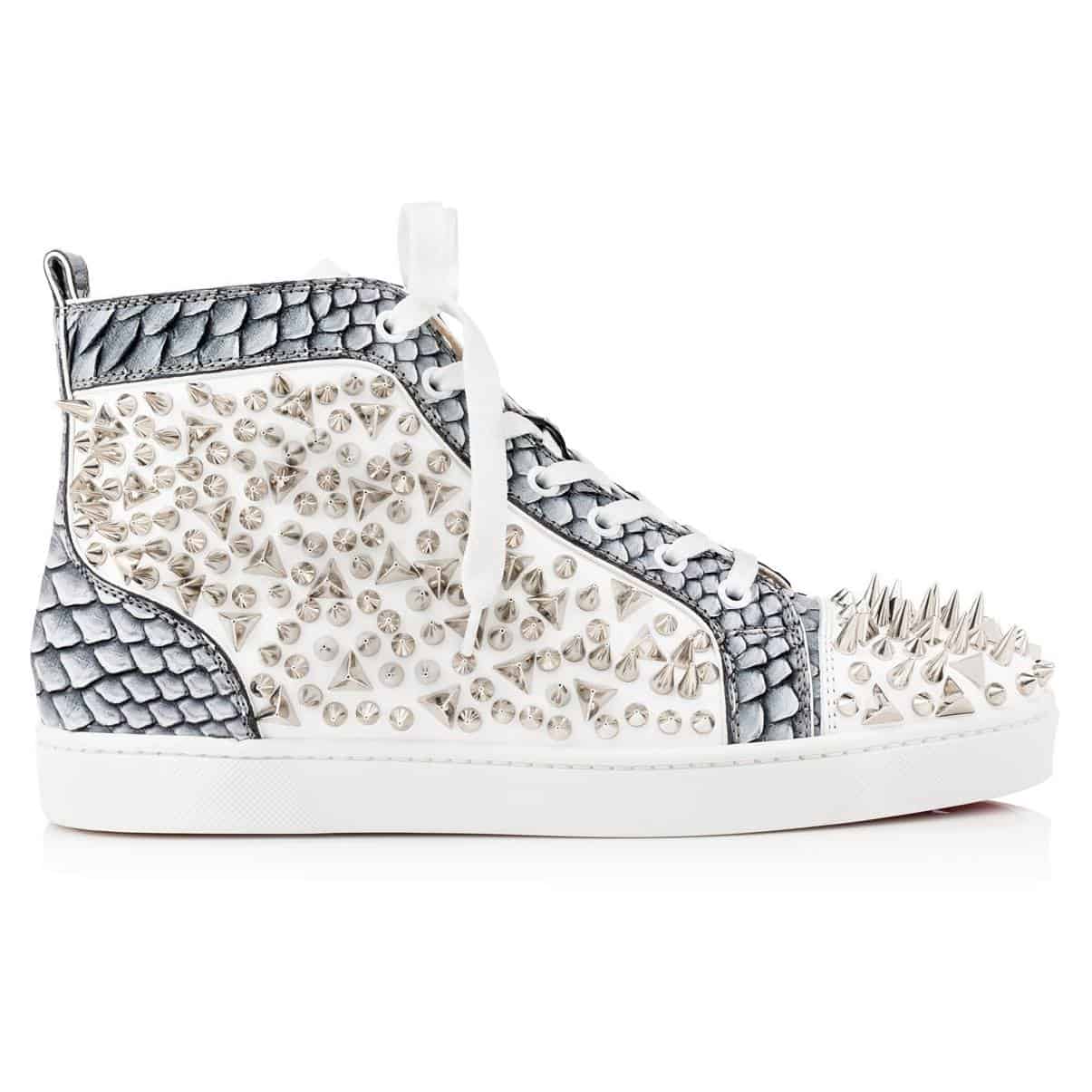 Ch**an louboutin high top sneaker - cl21