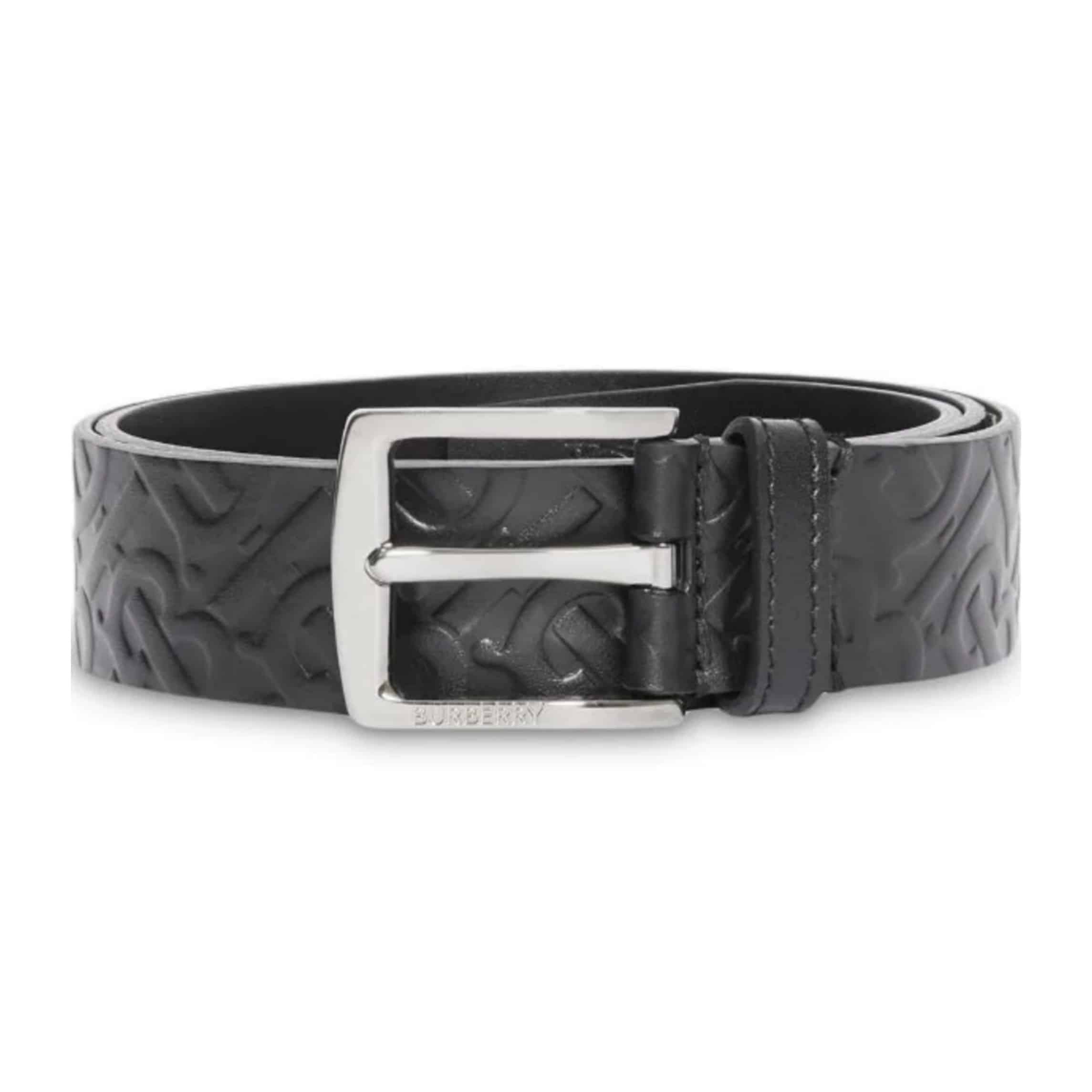 B**rry monogram leather belt - b22