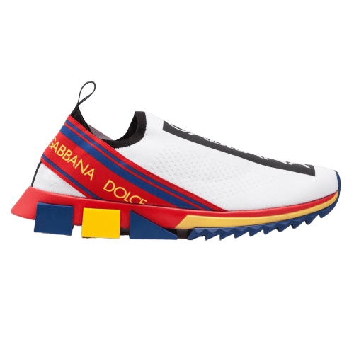 DOLCE & GABBANA STRETCH MESH SORRENTO SNEAKERS WITH LOGO - DG45