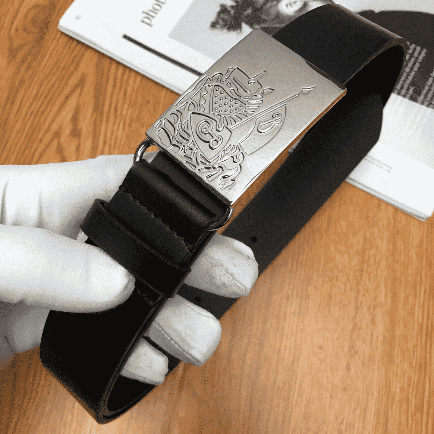 B**rry black men's luke leather belt - b24