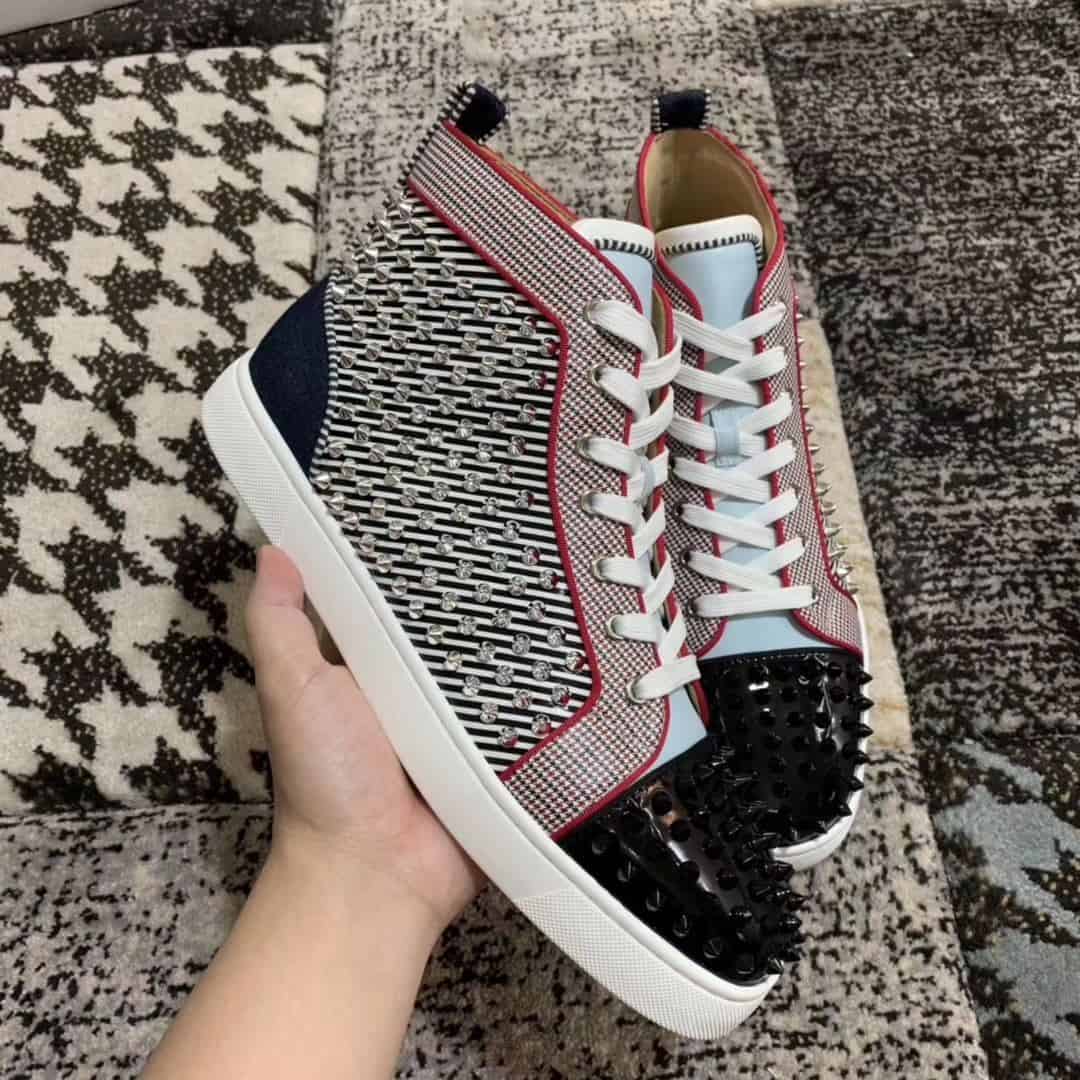 Ch**an louboutin high top sneaker - cl81
