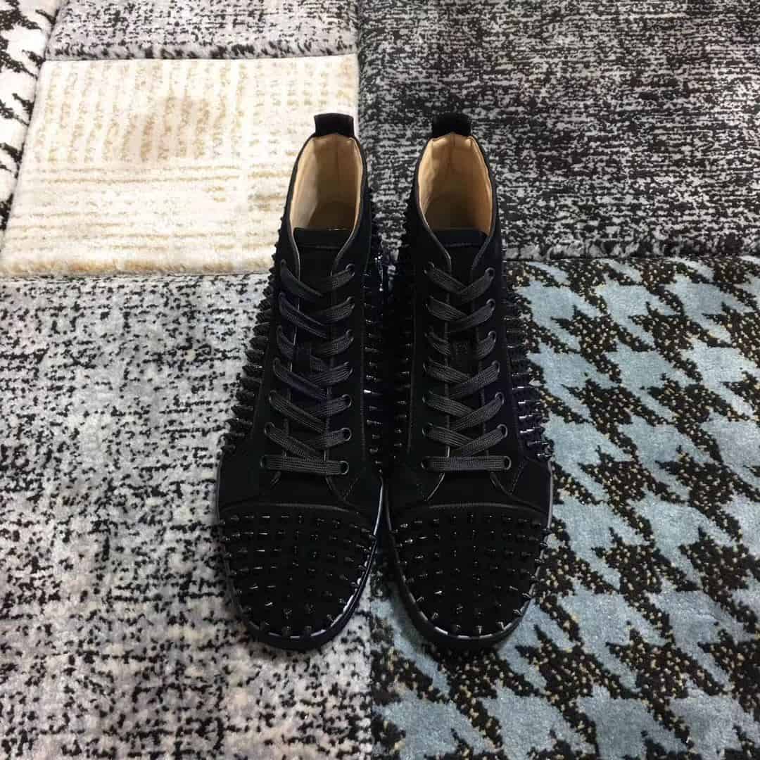 Ch**an louboutin high top sneaker - cl47