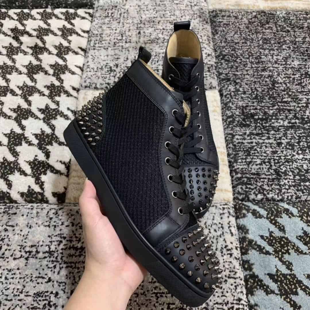 Ch**an louboutin high top sneaker - cl4