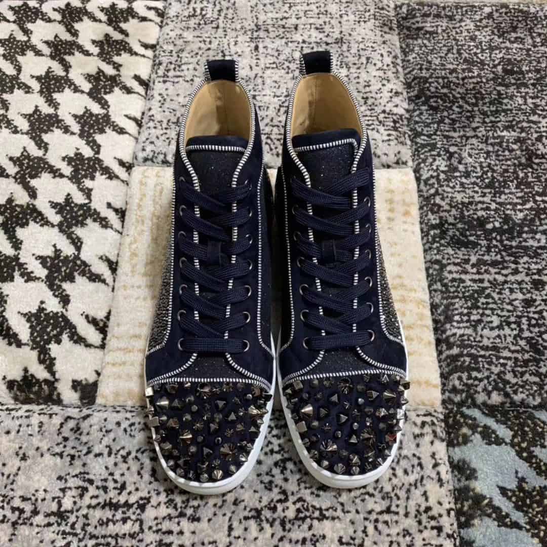 Ch**an louboutin high top sneaker - cl18
