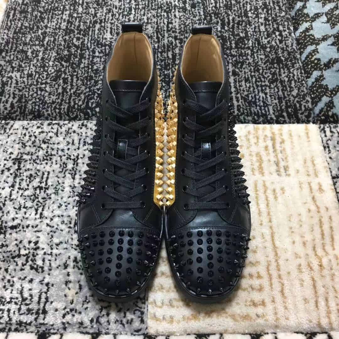 Ch**an louboutin high top sneaker - cl46