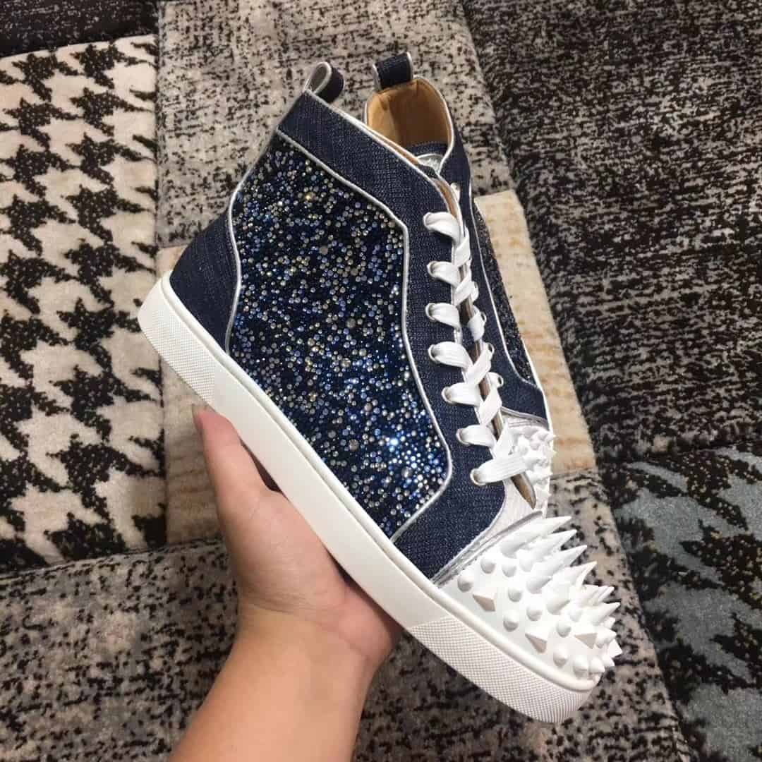 Ch**an louboutin high top sneaker - cl36