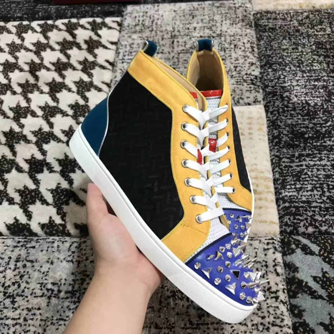 Ch**an louboutin high top sneaker - cl35