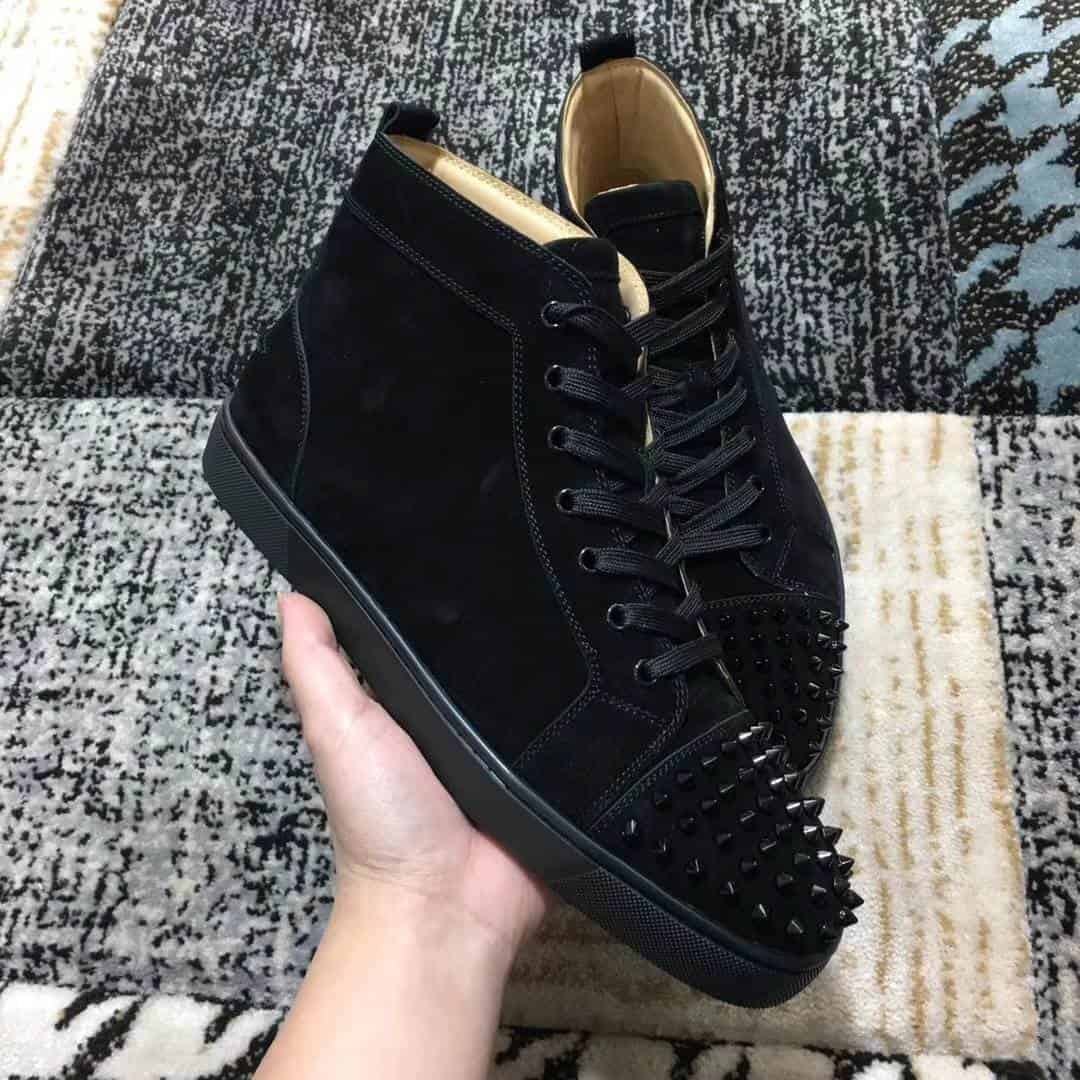 Ch**an louboutin high top sneaker - cl14
