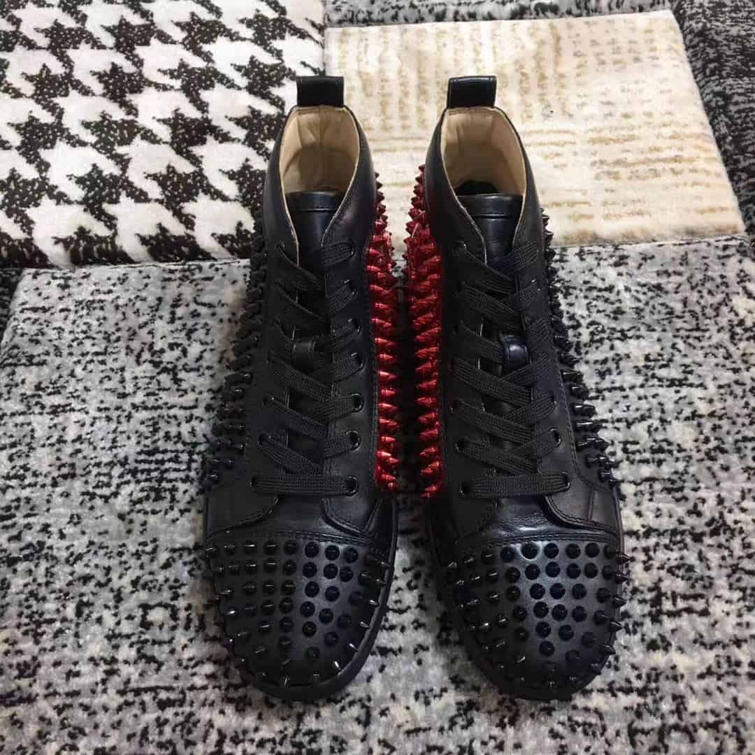 Ch**an louboutin high top sneaker - cl43