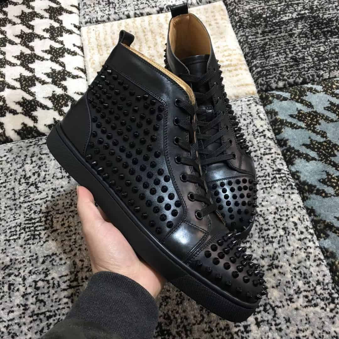 Ch**an louboutin high top sneaker - cl13