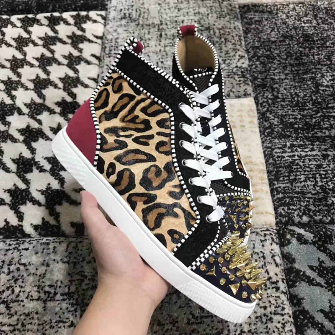 Ch**an louboutin high top sneaker - cl25