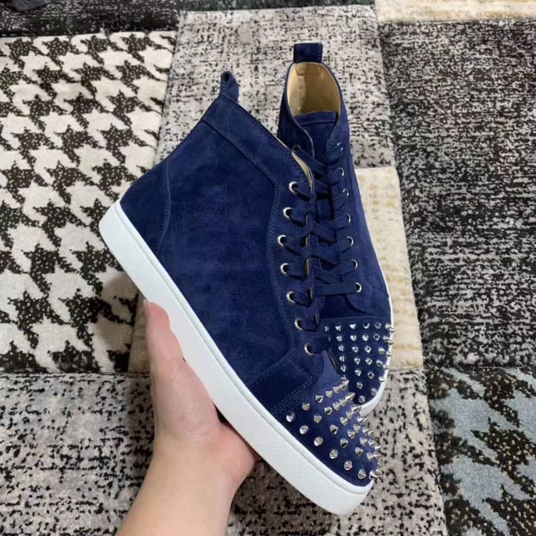 Ch**an louboutin high top sneaker