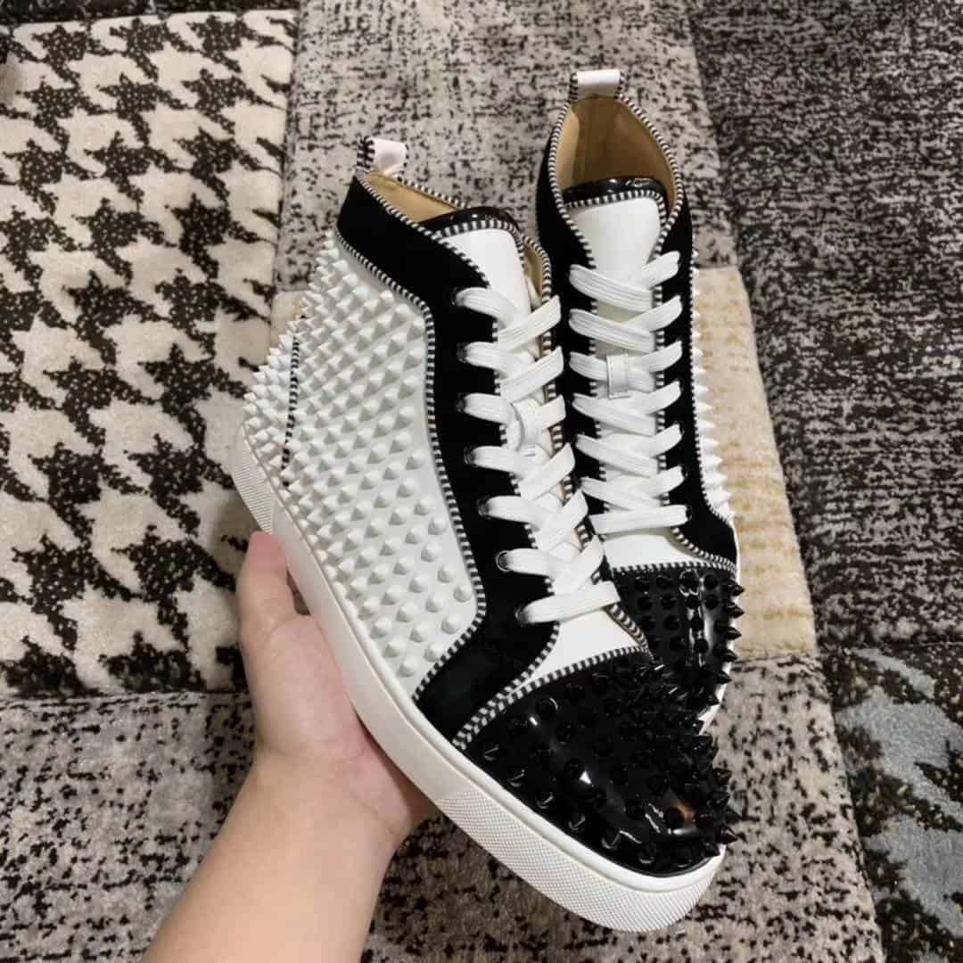 Ch**an louboutin high top sneaker