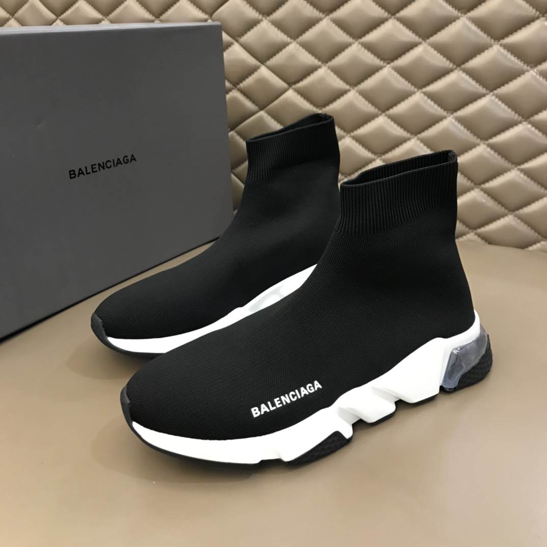 Ba*len*cia*ga speed clear sole sneakers - bb43