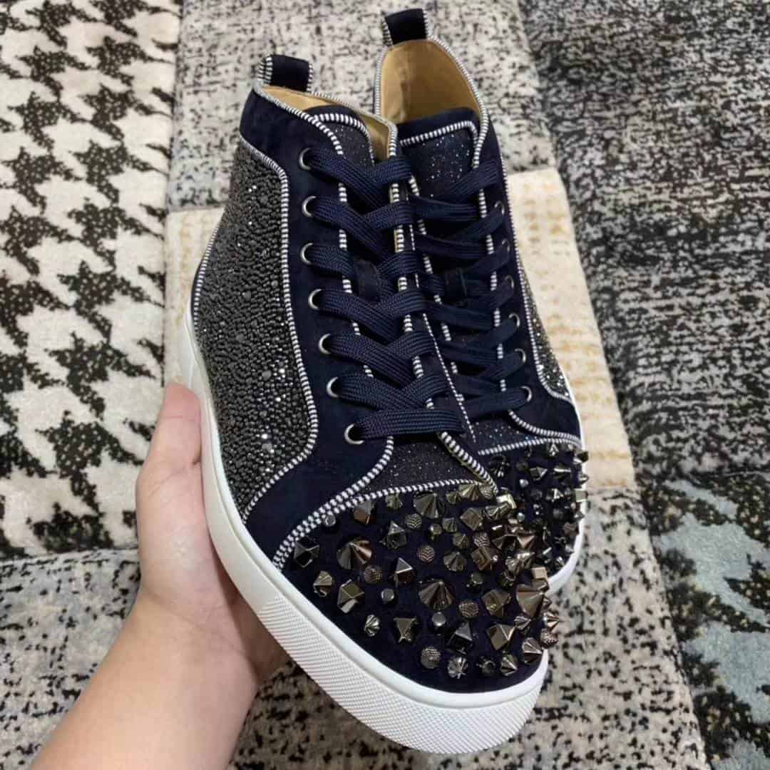 Ch**an louboutin high top sneaker - cl18
