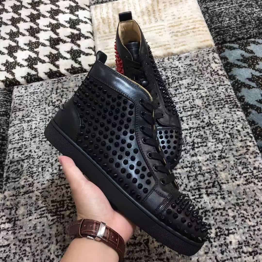 Ch**an louboutin high top sneaker - cl43