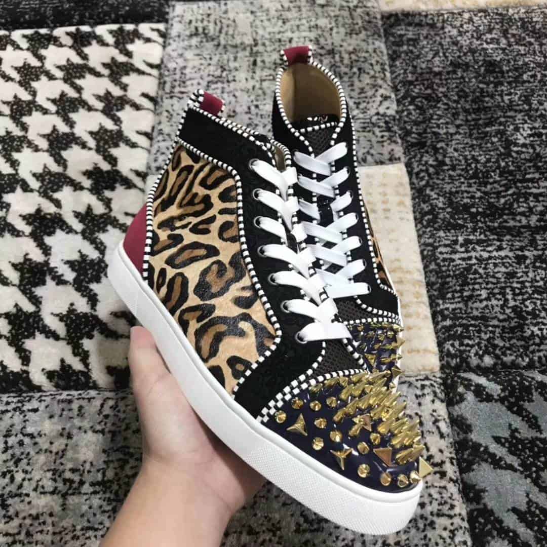 Ch**an louboutin high top sneaker - cl25