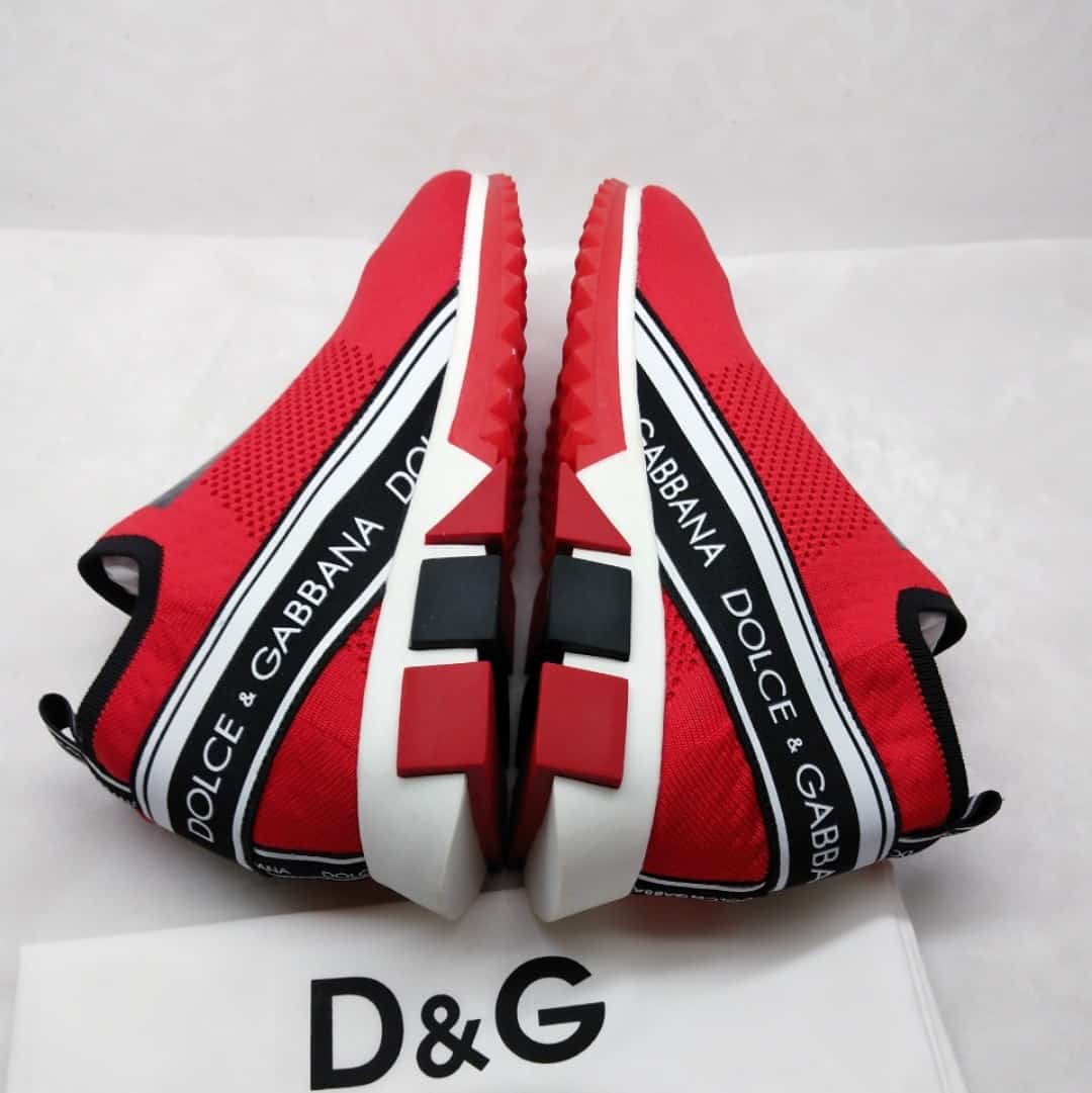 DOLCE & GABBANA STRETCH MESH SORRENTO SNEAKERS WITH LOGO