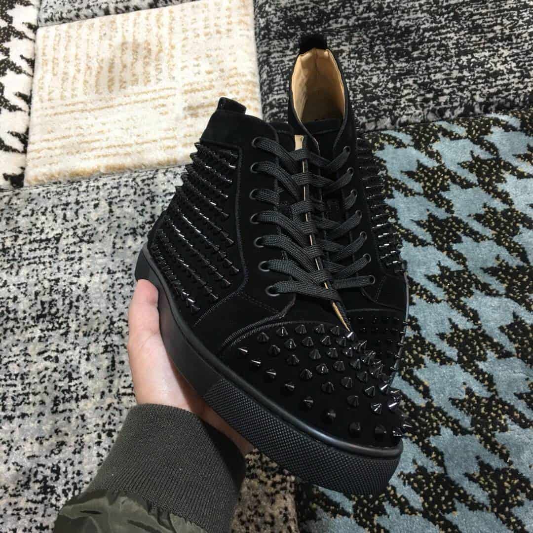 Ch**an louboutin high top sneaker - cl47