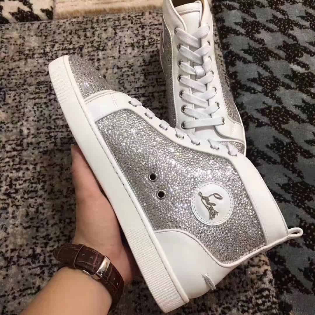 Ch**an louboutin high top sneaker - cl48