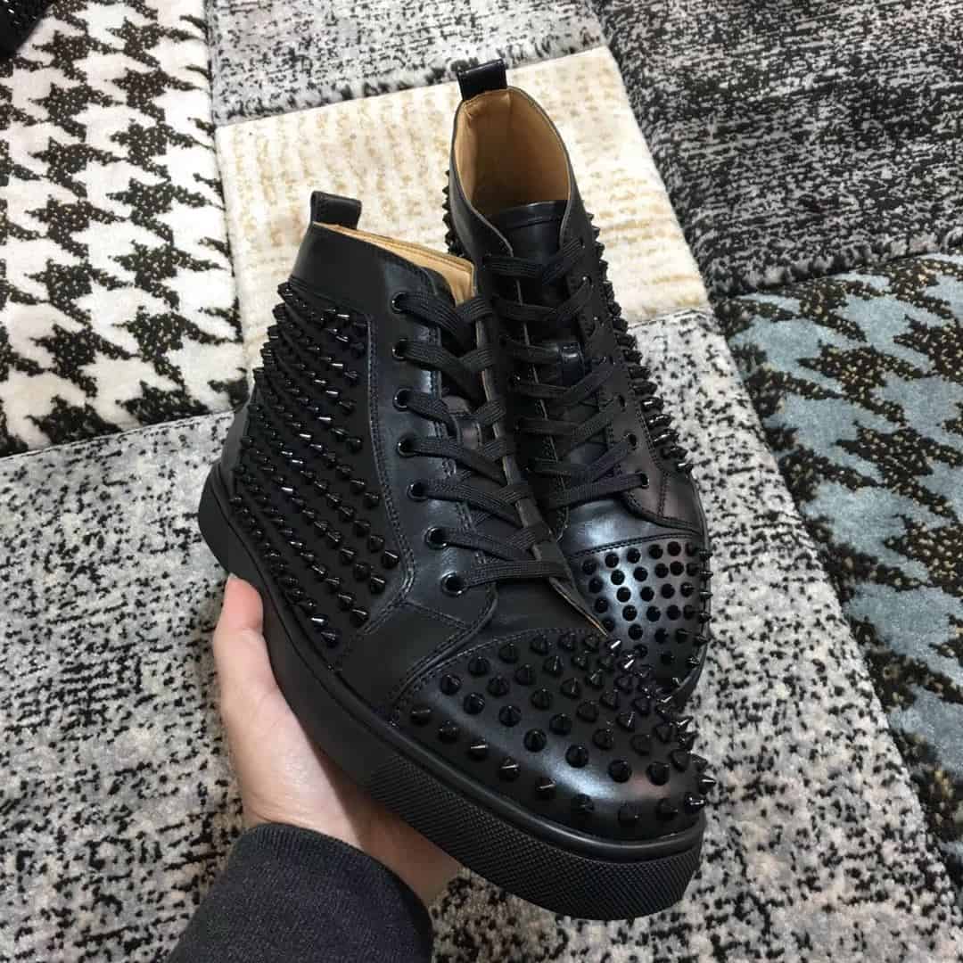 Ch**an louboutin high top sneaker - cl13