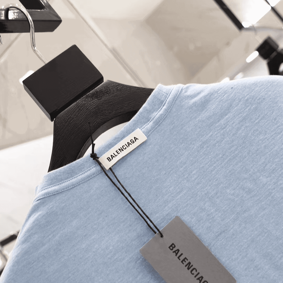 Ba*len*cia*ga oversized logo-print slub cotton-jersey t-shirt - bb36