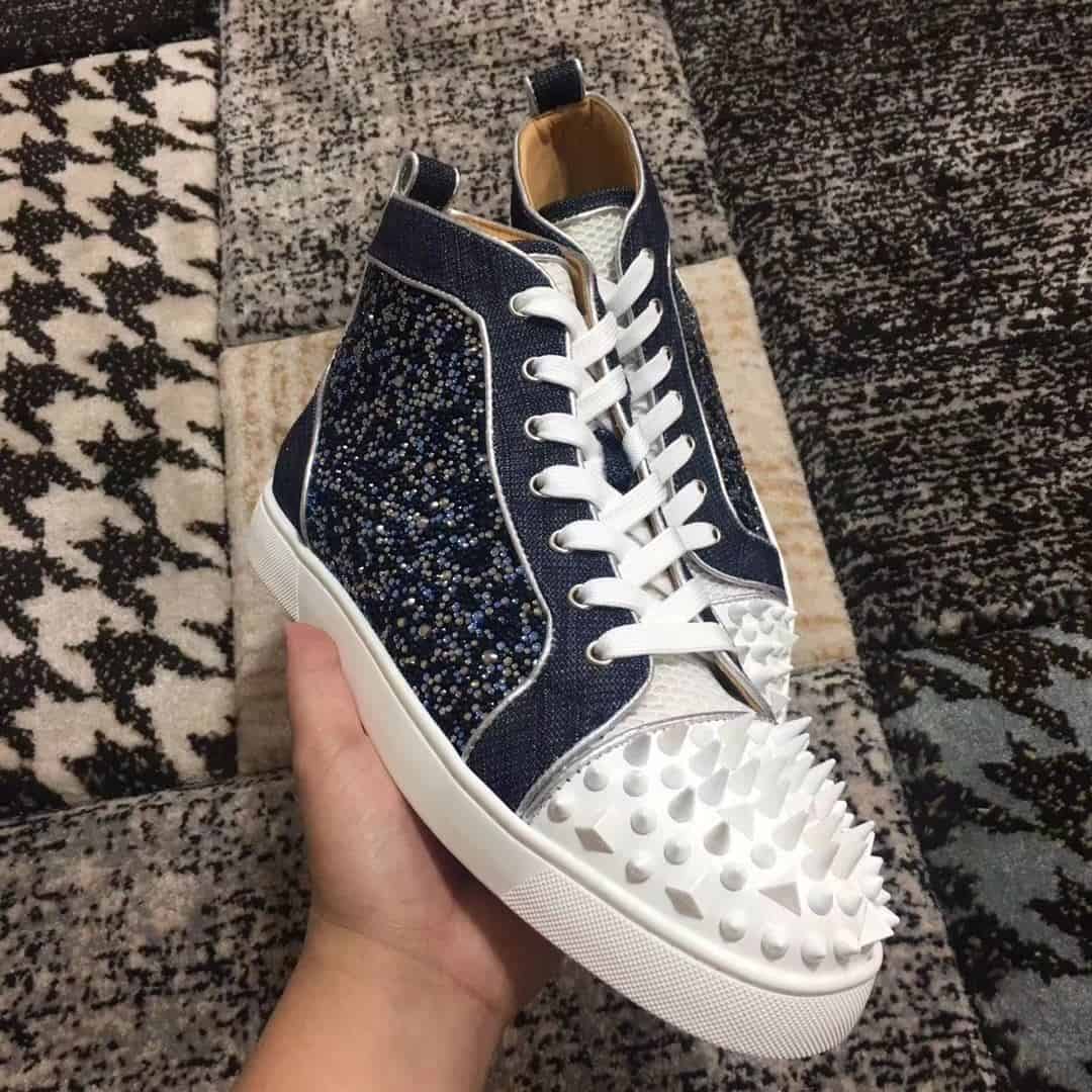 Ch**an louboutin high top sneaker - cl36