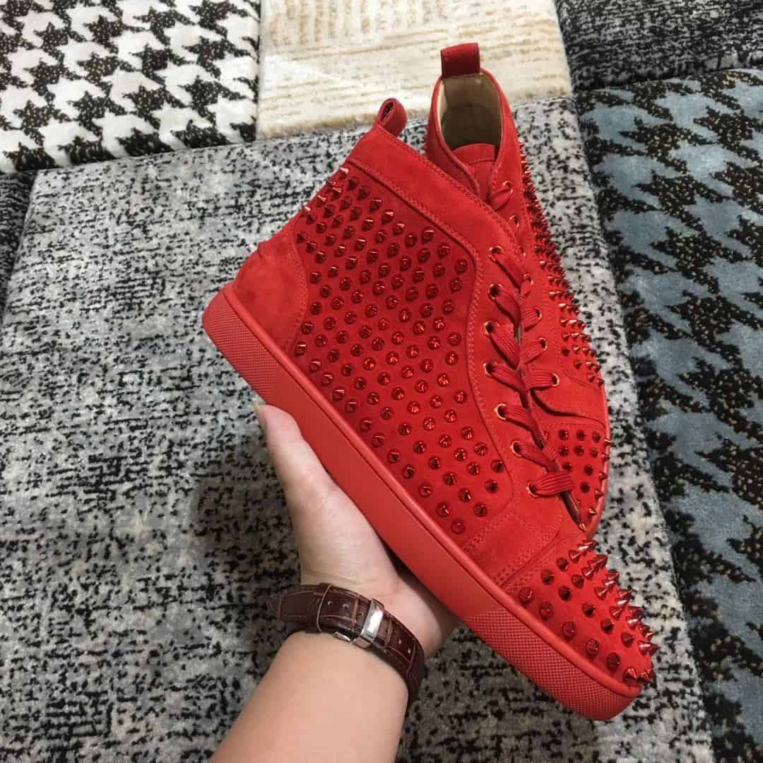 Ch**an louboutin high top sneaker - cl11