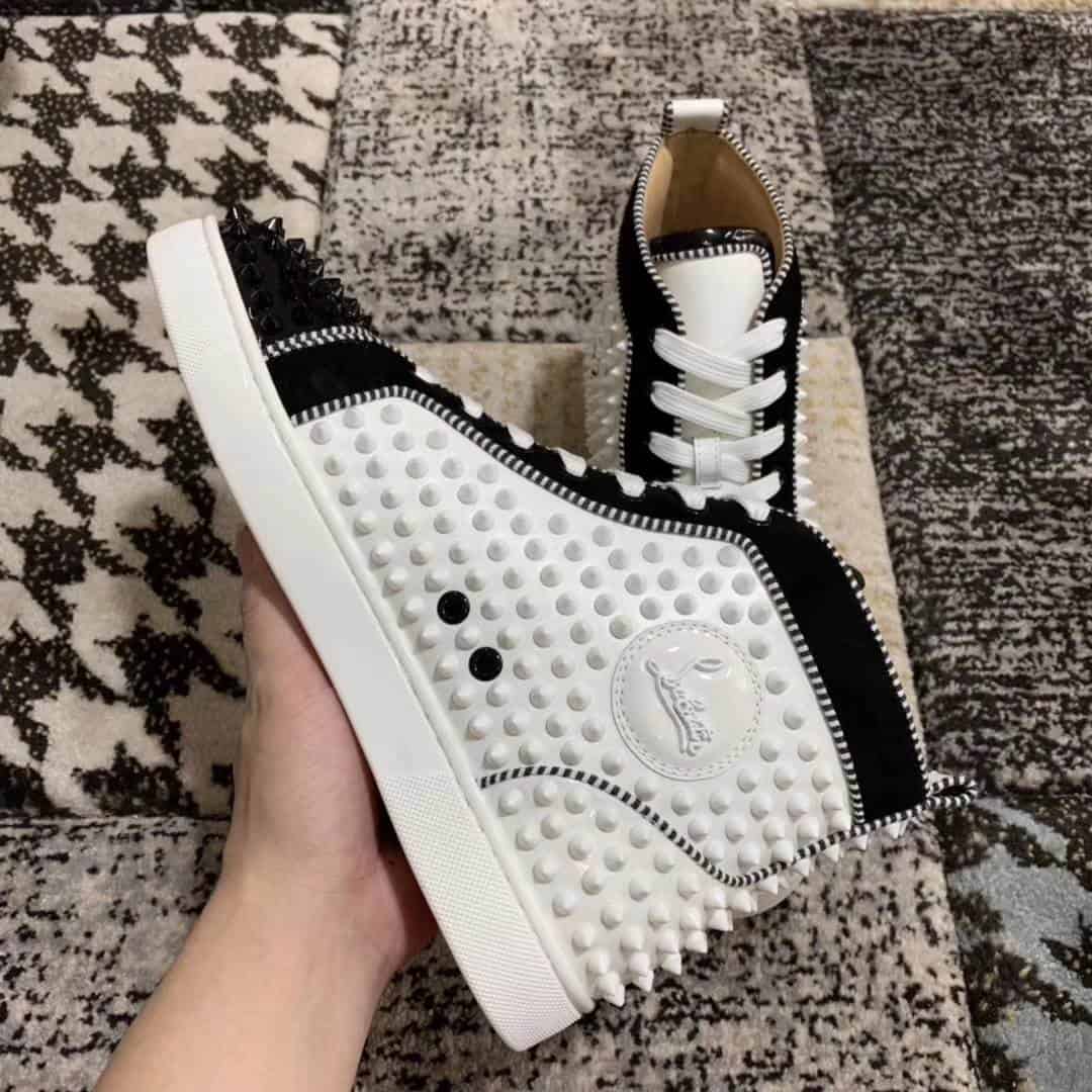 Ch**an louboutin high top sneaker