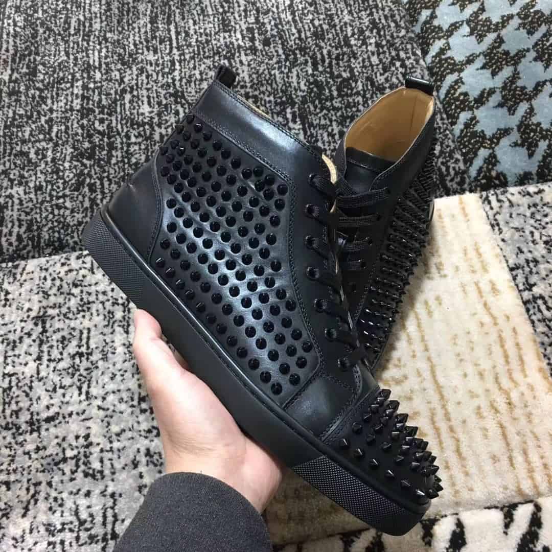 Ch**an louboutin high top sneaker - cl46