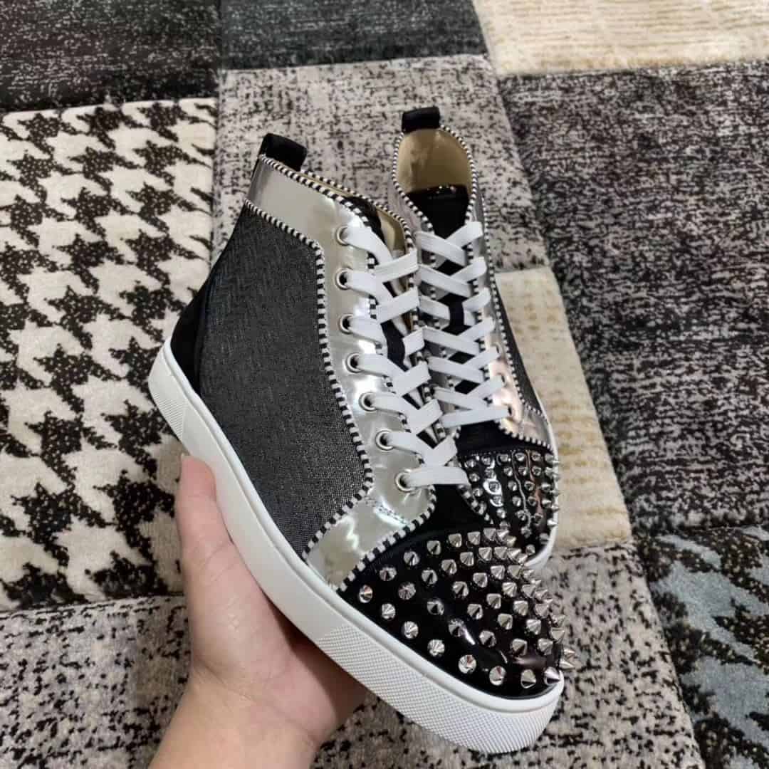 Ch**an louboutin high top sneaker - cl22