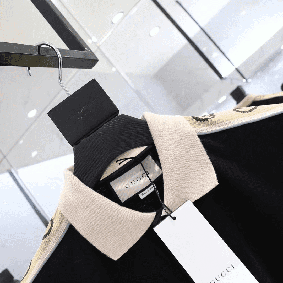 G*u*i web stripe polo shirt - gc88