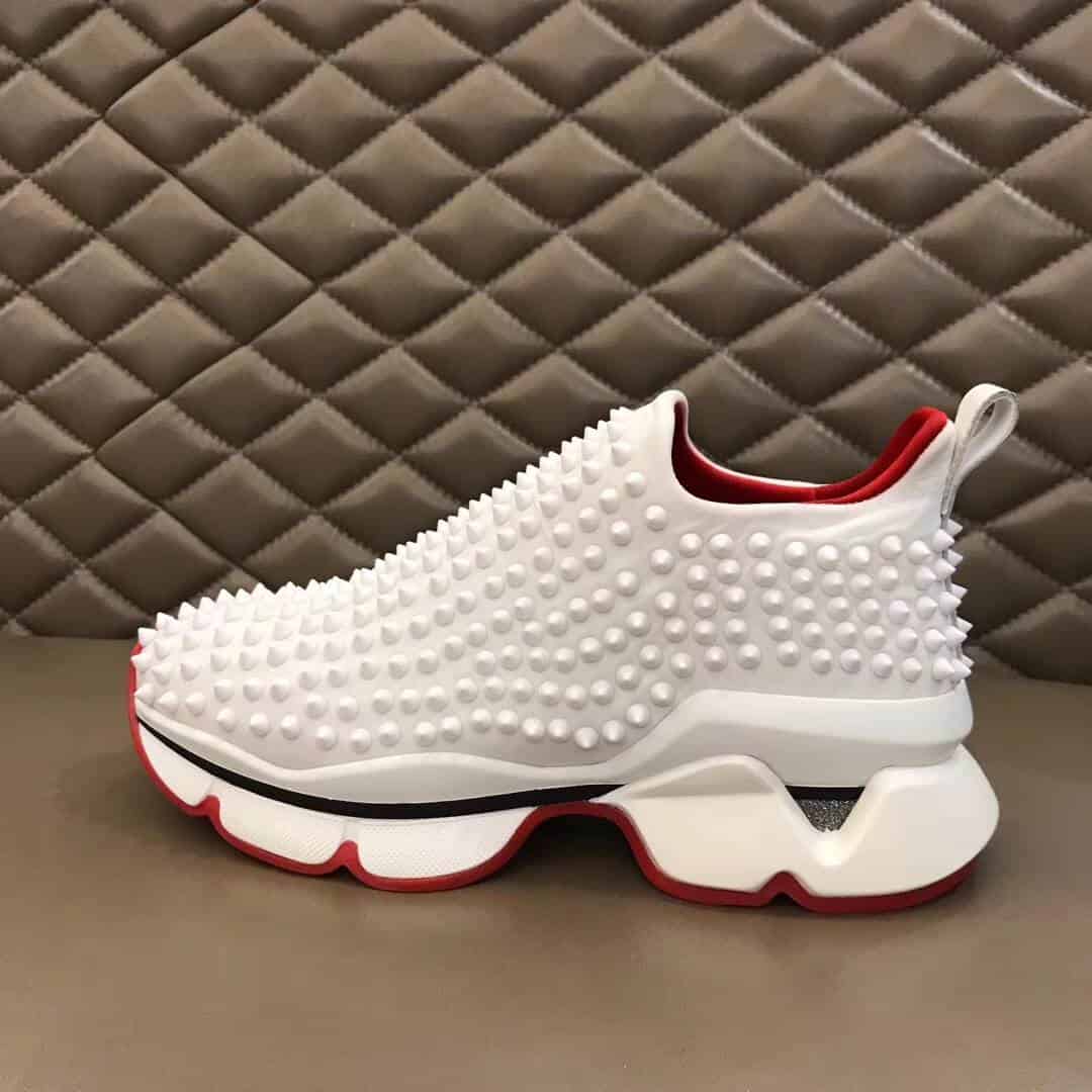 Ch**an louboutin spike sock sneaker - cl51
