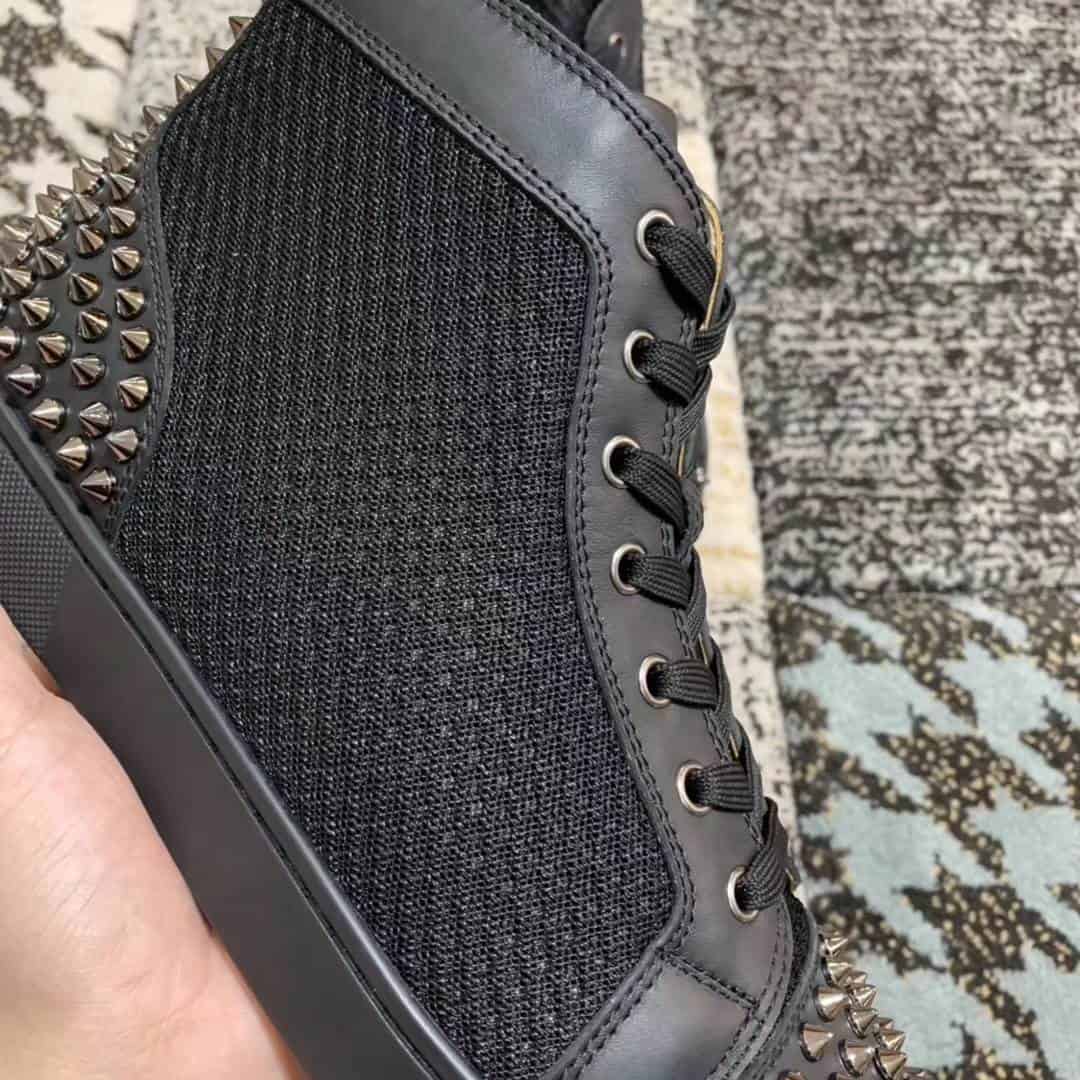 Ch**an louboutin high top sneaker - cl4