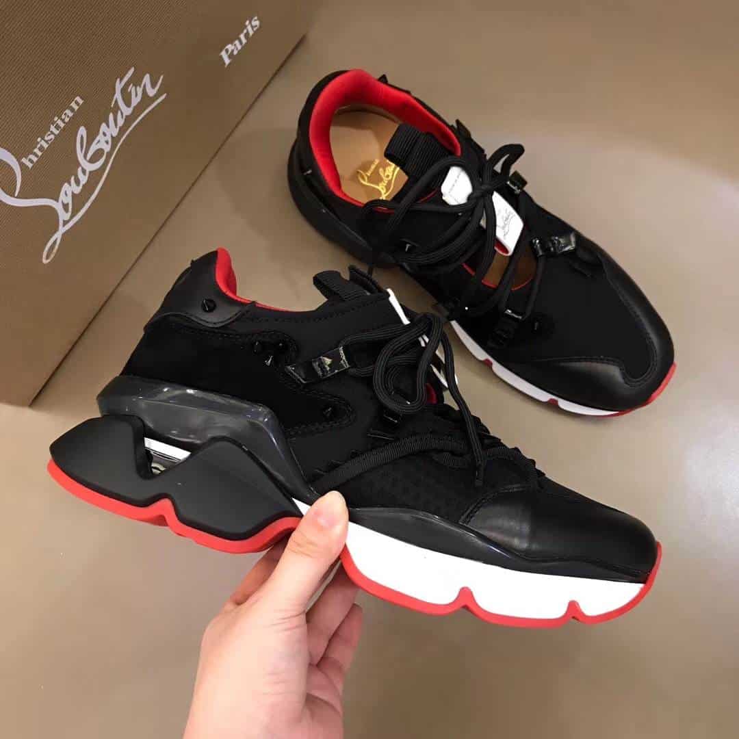 Ch**an louboutin red- runner sneaker - cl58