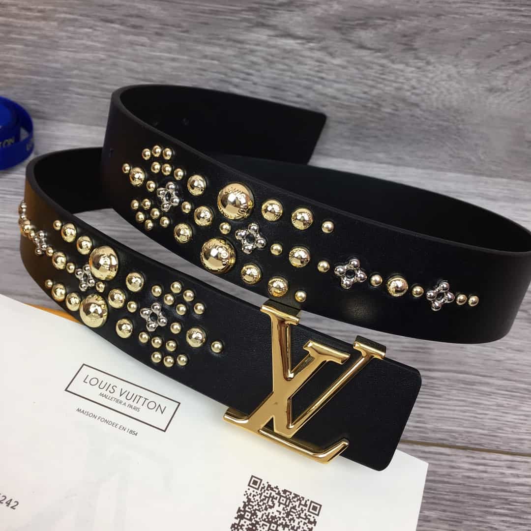 l0*is V*t0n calf leather lv iconic 35mm belt - b122